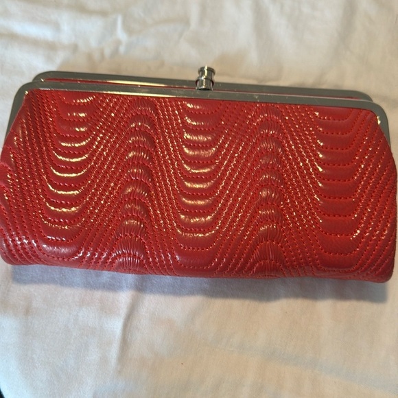 HOBO Handbags - HOBO Lauren Wallet in Red/Coral